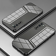 OnePlus Nord用極薄ソフトケース シリコンケース 耐衝撃 全面保護 クリア透明 SY1 OnePlus ブラック