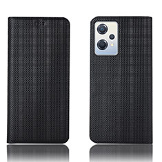 OnePlus Nord CE 2 Lite 5G用手帳型 レザーケース スタンド カバー H20P OnePlus ブラック