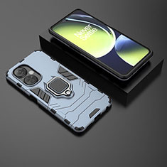 OnePlus Nord CE 3 5G用ハイブリットバンパーケース プラスチック アンド指輪 マグネット式 KC1 OnePlus ネイビー