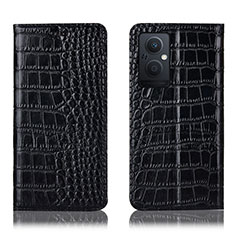 OnePlus Nord N20 5G用手帳型 レザーケース スタンド カバー H08P OnePlus ブラック