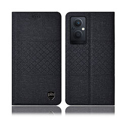 OnePlus Nord N20 5G用手帳型 布 スタンド H13P OnePlus ブラック