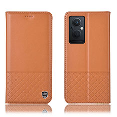 OnePlus Nord N20 5G用手帳型 レザーケース スタンド カバー H11P OnePlus オレンジ