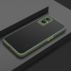 OnePlus Nord N20 5G用ハイブリットバンパーケース クリア透明 プラスチック カバー OnePlus オリーブグリーン