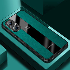 OnePlus Nord N20 5G用シリコンケース ソフトタッチラバー レザー柄 カバー S03 OnePlus グリーン