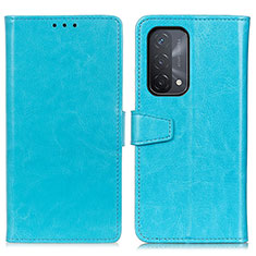 OnePlus Nord N200 5G用手帳型 レザーケース スタンド カバー A06D OnePlus ブルー
