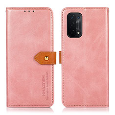 OnePlus Nord N200 5G用手帳型 レザーケース スタンド カバー N07P OnePlus ピンク