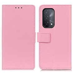 OnePlus Nord N200 5G用手帳型 レザーケース スタンド カバー M08L OnePlus ピンク
