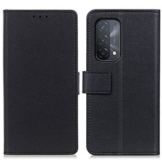 OnePlus Nord N200 5G用手帳型 レザーケース スタンド カバー M08L OnePlus ブラック