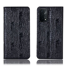 OnePlus Nord N200 5G用手帳型 レザーケース スタンド カバー H17P OnePlus ブラック