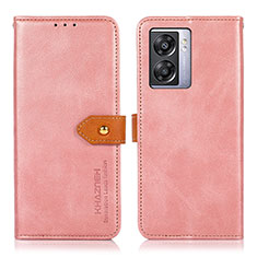 OnePlus Nord N300 5G用手帳型 レザーケース スタンド カバー N07P OnePlus ピンク
