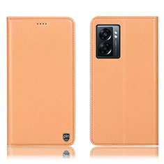 OnePlus Nord N300 5G用手帳型 レザーケース スタンド カバー H21P OnePlus オレンジ