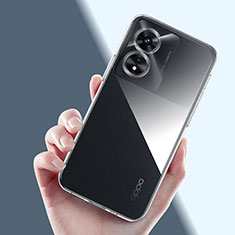 Oppo A1x 5G用極薄ソフトケース シリコンケース 耐衝撃 全面保護 クリア透明 T15 Oppo クリア