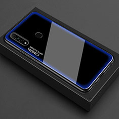 Oppo A31用ハイブリットバンパーケース プラスチック 鏡面 カバー M01 Oppo ネイビー