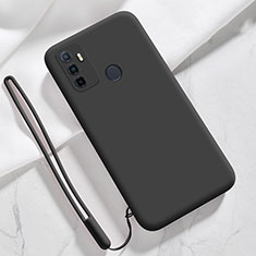 Oppo A33用360度 フルカバー極薄ソフトケース シリコンケース 耐衝撃 全面保護 バンパー Oppo ブラック