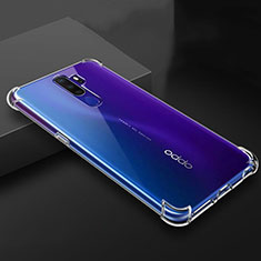 Oppo A5 (2020)用極薄ソフトケース シリコンケース 耐衝撃 全面保護 クリア透明 T03 Oppo クリア