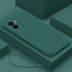 Oppo A56S 5G用360度 フルカバー極薄ソフトケース シリコンケース 耐衝撃 全面保護 バンパー S02 Oppo モスグリー
