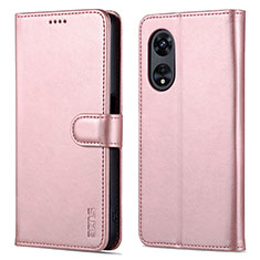 Oppo A58 5G用手帳型 レザーケース スタンド カバー YZ5 Oppo ローズゴールド