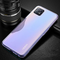 Oppo A72 5G用極薄ソフトケース シリコンケース 耐衝撃 全面保護 クリア透明 カバー Oppo クリア