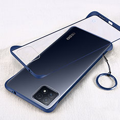 Oppo A72 5G用ハードカバー クリスタル クリア透明 H01 Oppo ネイビー