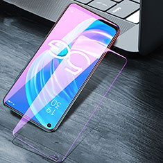 Oppo A73 5G用アンチグレア ブルーライト 強化ガラス 液晶保護フィルム B01 Oppo クリア
