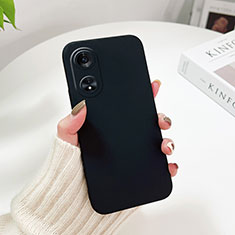 Oppo A78 5G用ハードケース プラスチック 質感もマット カバー YK1 Oppo ブラック