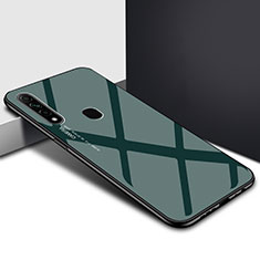 Oppo A8用ハイブリットバンパーケース プラスチック 鏡面 カバー Oppo グリーン