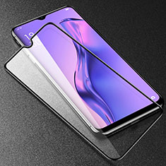 Oppo A8用強化ガラス フル液晶保護フィルム Oppo ブラック