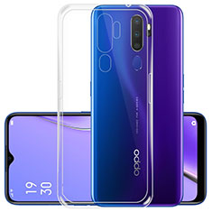 Oppo A9 (2020)用極薄ソフトケース シリコンケース 耐衝撃 全面保護 クリア透明 T05 Oppo クリア