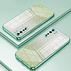 Oppo A91用極薄ソフトケース シリコンケース 耐衝撃 全面保護 クリア透明 SY2 Oppo グリーン