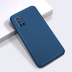 Oppo A92用360度 フルカバー極薄ソフトケース シリコンケース 耐衝撃 全面保護 バンパー C01 Oppo ネイビー