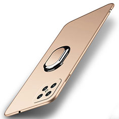 Oppo A92s 5G用ハードケース プラスチック 質感もマット アンド指輪 マグネット式 A01 Oppo ゴールド