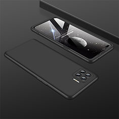 Oppo A93用ハードケース プラスチック 質感もマット 前面と背面 360度 フルカバー M01 Oppo ブラック