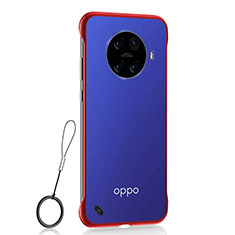 Oppo Ace2用ハードカバー クリスタル クリア透明 S01 Oppo レッド