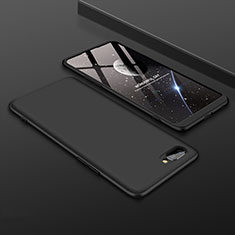 Oppo AX5用ハードケース プラスチック 質感もマット 前面と背面 360度 フルカバー Oppo ブラック