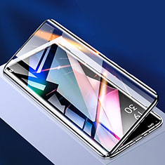 Oppo Find X3 5G用ケース 高級感 手触り良い アルミメタル 製の金属製 360度 フルカバーバンパー 鏡面 カバー P01 Oppo ブラック