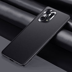 Oppo Find X5 5G用ケース 高級感 手触り良いレザー柄 S02 Oppo ブラック