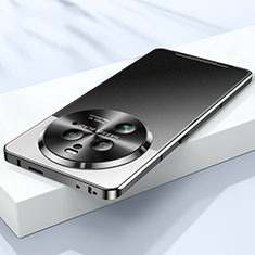 Oppo Find X6 5G用ケース 高級感 手触り良い メタル兼プラスチック バンパー LK1 Oppo ブラック