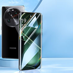 Oppo Find X6 5G用高光沢 液晶保護フィルム フルカバレッジ画面 F03 Oppo クリア