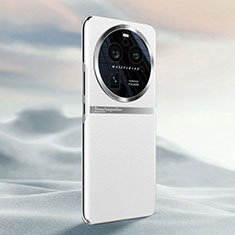 Oppo Find X6 Pro 5G用ケース 高級感 手触り良いレザー柄 QK1 Oppo ホワイト
