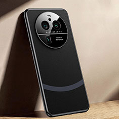 Oppo Find X6 Pro 5G用ケース 高級感 手触り良いレザー柄 PD1 Oppo ブラック