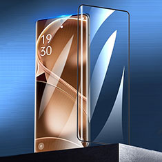 Oppo Find X6 Pro 5G用強化ガラス フル液晶保護フィルム Oppo ブラック