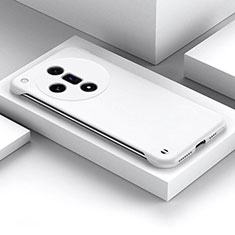 Oppo Find X7 5G用ハードケース プラスチック 質感もマット フレームレス カバー P01 Oppo ホワイト