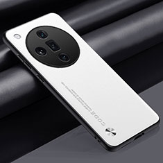 Oppo Find X7 5G用ケース 高級感 手触り良いレザー柄 S02 Oppo ホワイト