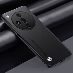 Oppo Find X7 5G用ケース 高級感 手触り良いレザー柄 S02 Oppo ブラック