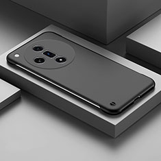 Oppo Find X7 Ultra 5G用ハードケース プラスチック 質感もマット フレームレス カバー P01 Oppo ブラック