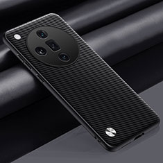 Oppo Find X7 Ultra 5G用ケース 高級感 手触り良いレザー柄 S02 Oppo ダークグレー