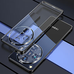 Oppo Find X7 Ultra 5G用極薄ソフトケース シリコンケース 耐衝撃 全面保護 クリア透明 H01 Oppo ブラック