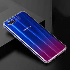 Oppo K1用極薄ソフトケース シリコンケース 耐衝撃 全面保護 クリア透明 Z04 Oppo クリア