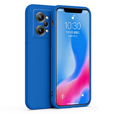 Oppo K10 Pro 5G用360度 フルカバー極薄ソフトケース シリコンケース 耐衝撃 全面保護 バンパー Oppo ネイビー