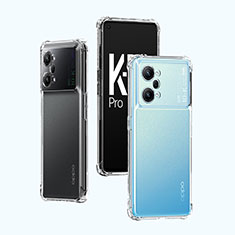 Oppo K10 Pro 5G用極薄ソフトケース シリコンケース 耐衝撃 全面保護 クリア透明 T04 Oppo クリア